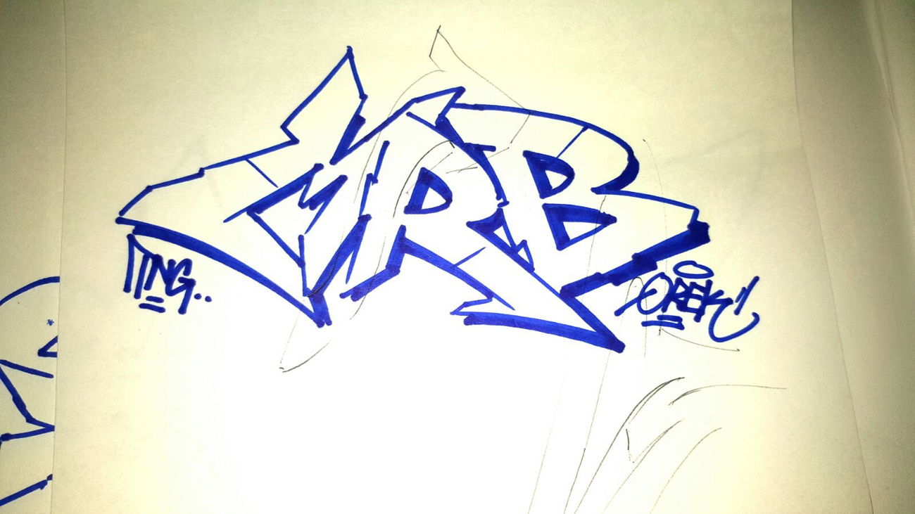 Graffiti Sketch - Photo by MRB - MRB