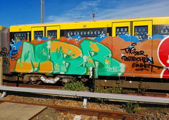 Graffiti Train - Photo by MRB - MRB, Tag, der (2020)