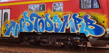 Graffiti Train - Photo by MRB - ANB, TODS, MRB (2018)