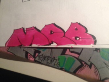 Graffiti Sketch - Photo by MRB - MRB (2016)