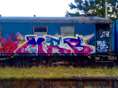 Graffiti Train - Photo by MRB - MRB (2014)
