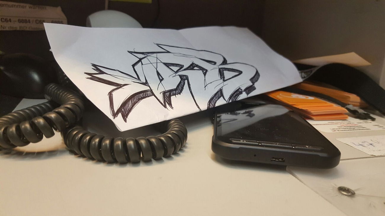 Graffiti Sketch - Photo by MRB - MRB, Imoe (2016)