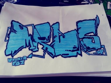 Graffiti Sketch - Photo by MRLS - mrls, volker, fbz (2015)