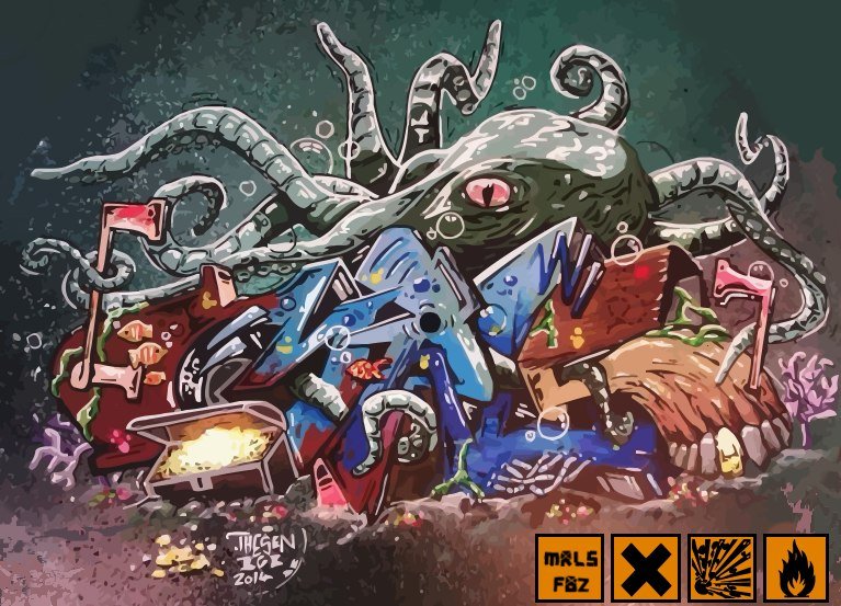 Graffiti Artwork - Photo by MRLS - mrls, volker, thesen (2015)