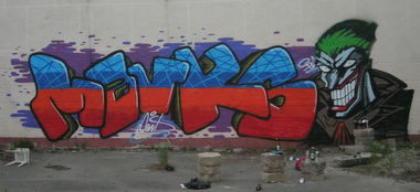 Graffiti Wall in Warsaw - Photo by MRX - Marx, SPM, Marks (2013)