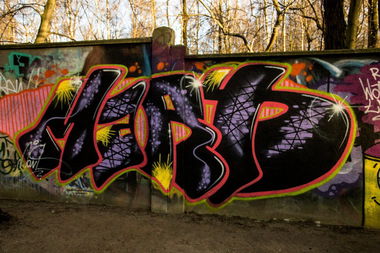Graffiti Wall in Lodz - Photo by MRX - Marx, SPM (2014)