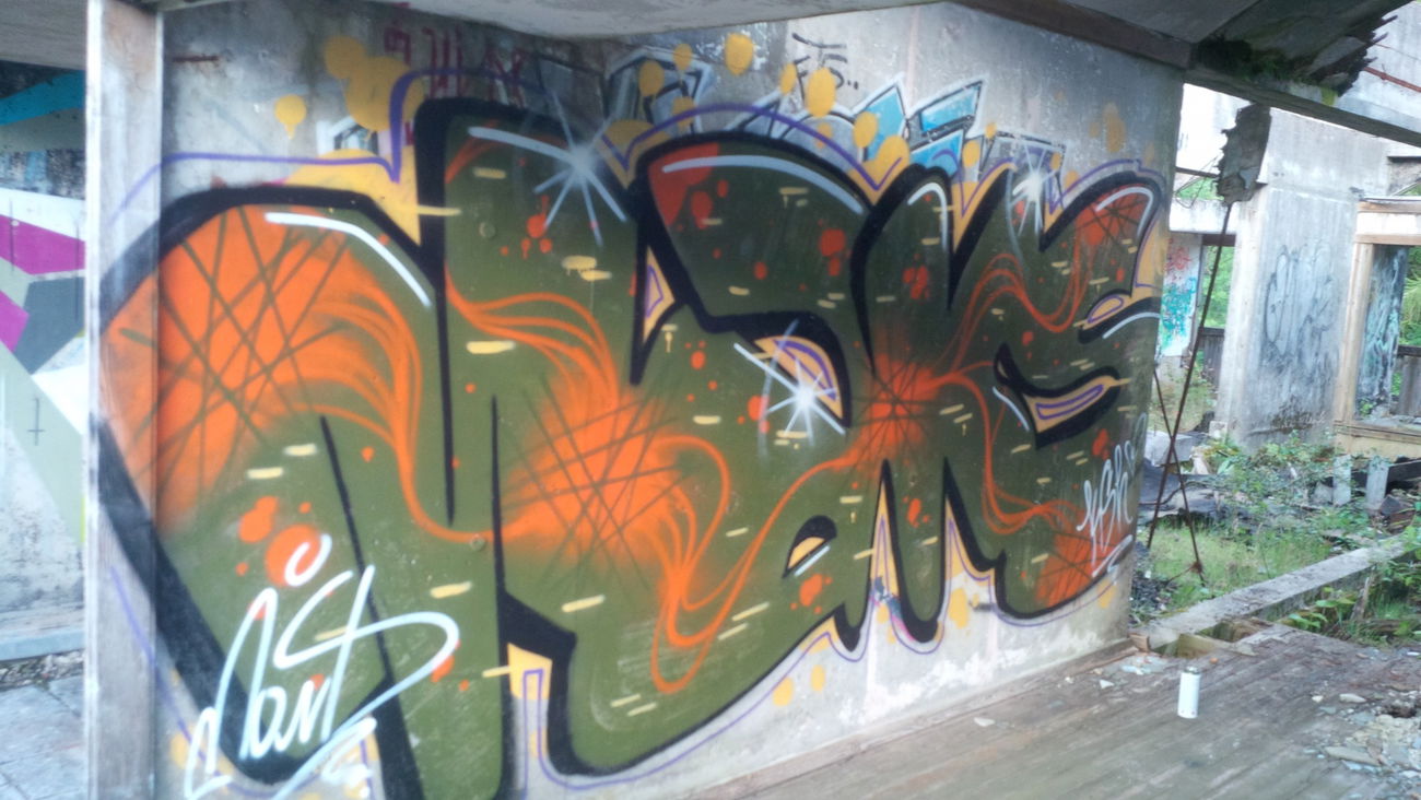 Graffiti Wall in GLASGOW - Photo by MRX - Maks!