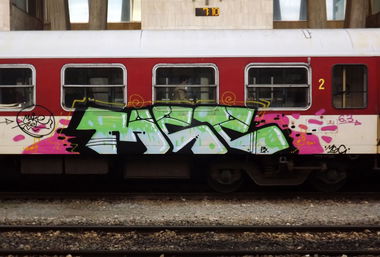 Graffiti Train - Photo by MSC - XCEL*MAKE (2013)