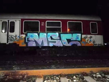 Graffiti Train - Photo by MSC (2014)