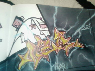 Graffiti Sketch - Photo by MYKILL - afer