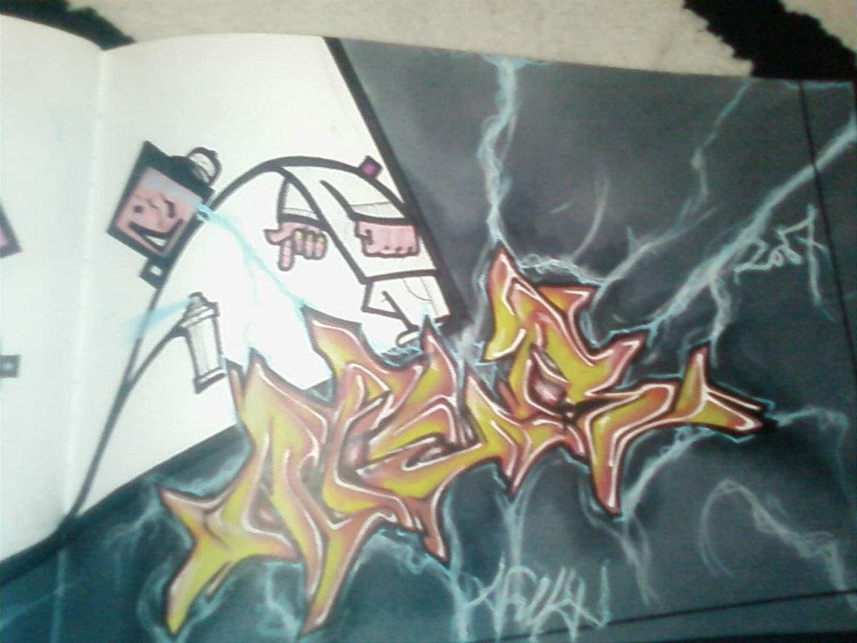 Graffiti Sketch - Photo by MYKILL - afer