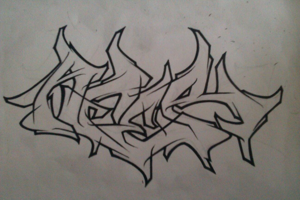 Graffiti Sketch - Photo by MYKILL - afer