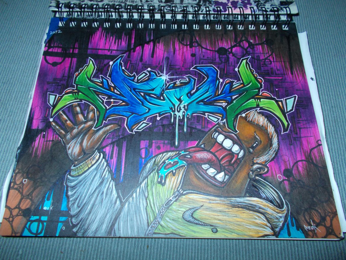 Graffiti Sketch - Photo by MYKILL - NEOK