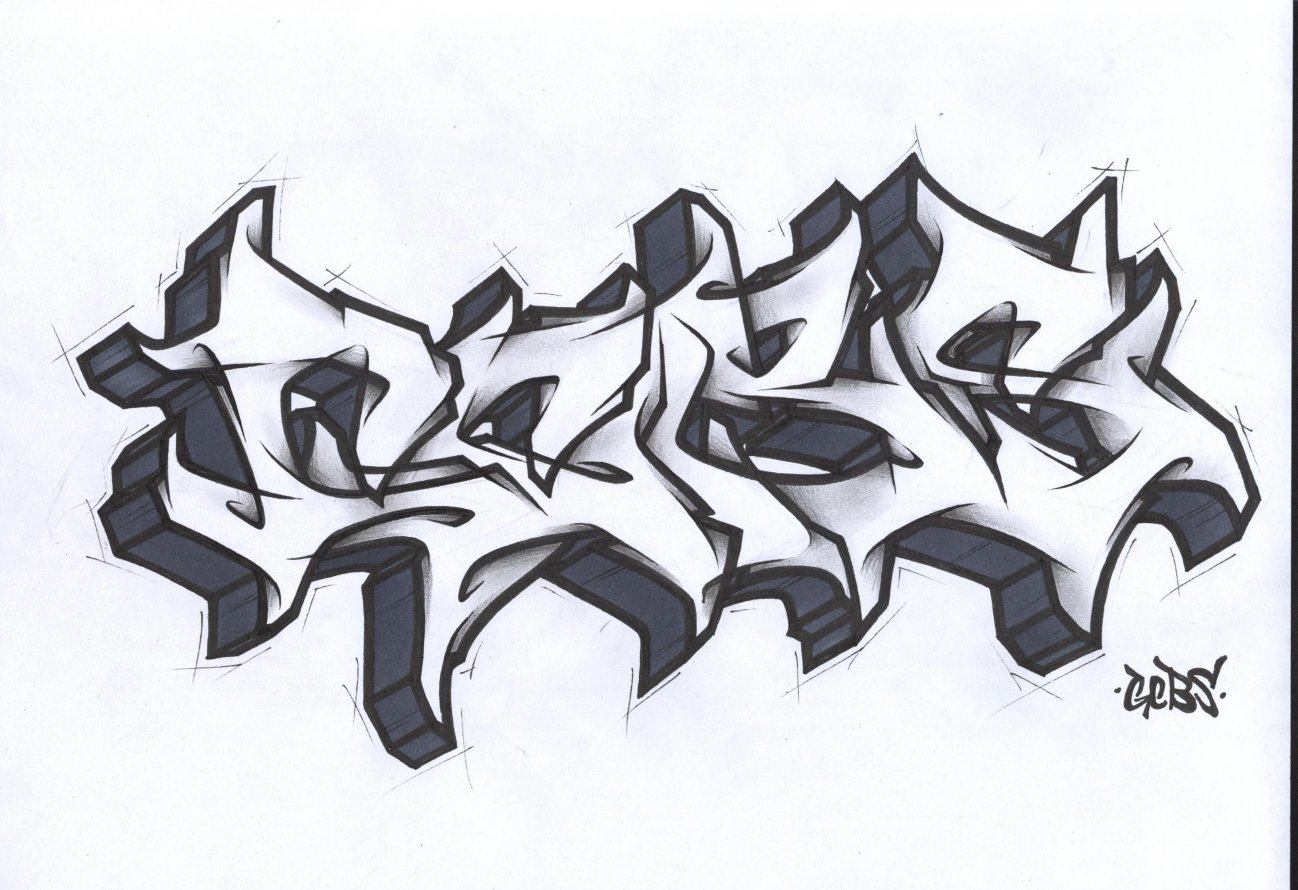 Graffiti Sketch - Photo by MYKILL - gcbs, Battle