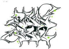 Graffiti Sketch - Photo by MYKILL - SKARE, BATTLE