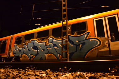 Graffiti Train - Photo by MYTEAMSUPREME1 - DUBIOS