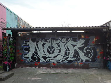 Graffiti Wall - Photo by MYTEAMSUPREME1 - NOIR, CHEMNITZ