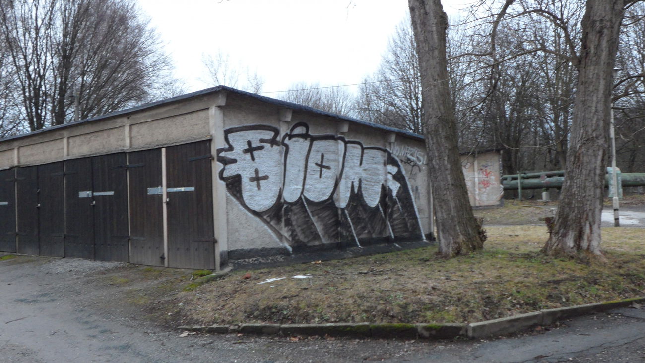 Graffiti Bombing - Photo by MYTEAMSUPREME1 - BIOM, CHEMNITZ
