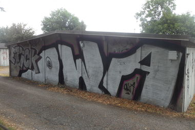 Graffiti Bombing - Photo by MYTEAMSUPREME1 - OWA, CHEMNITZ