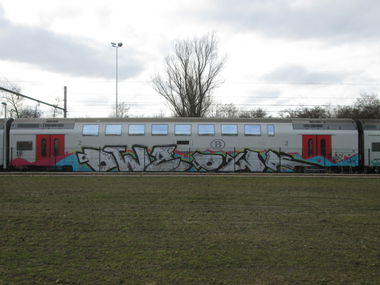 Graffiti Train - Photo by MYTEAMSUPREME1 - OWA, CHEMNITZ, BELGIEN