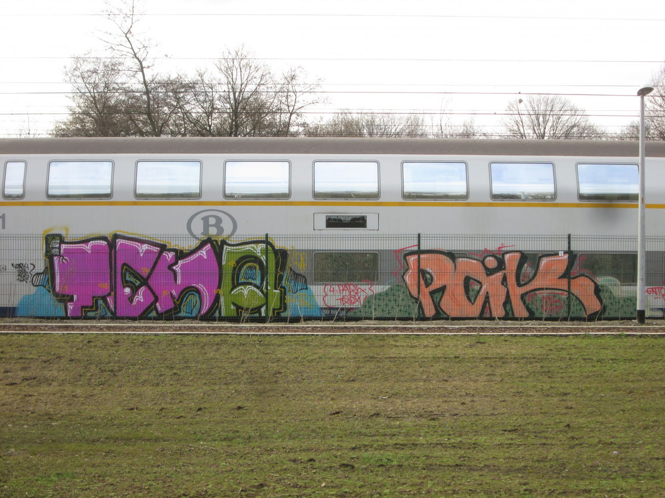 Graffiti Train - Photo by MYTEAMSUPREME1 - TEMO, BELGIEN