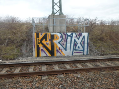 Graffiti Bombing - Photo by MYTEAMSUPREME1 - KRIM, CHEMNITZ