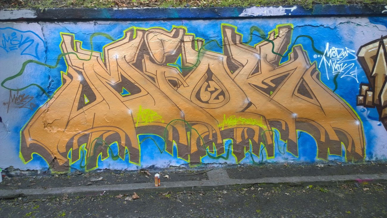 Graffiti Wall - Photo by MaGiKz - MIOK, 62, MGK