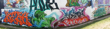Graffiti Wall - Photo by MaGiKz - MGK, MAGIK