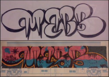 Graffiti Sketch - Photo by MabsOne - new_shit (2015)