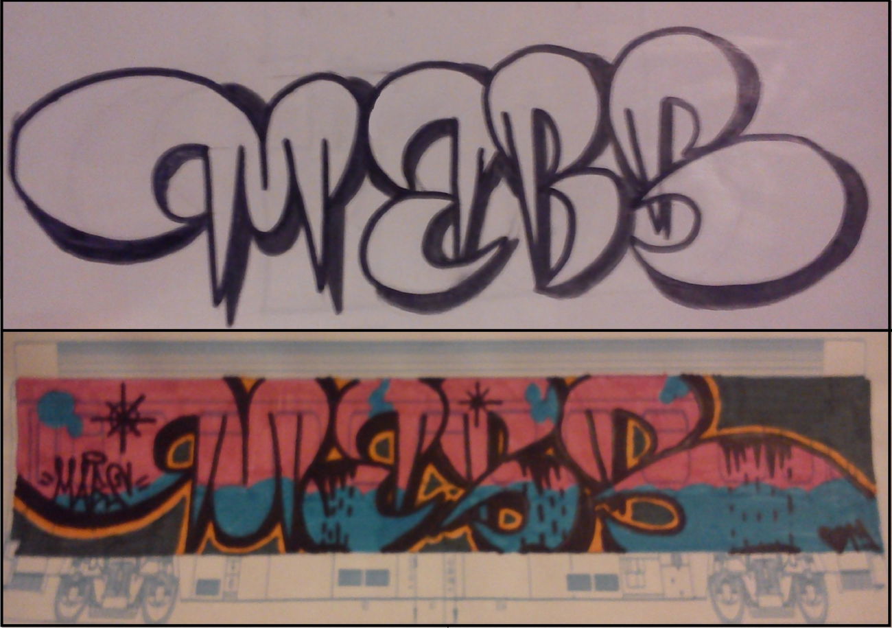 Graffiti Sketch - Photo by MabsOne - new_shit (2015)