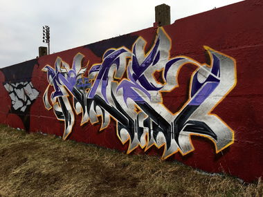 Graffiti Wall - Photo by Mace69 - Hide;, Mace;, bz; (2016)