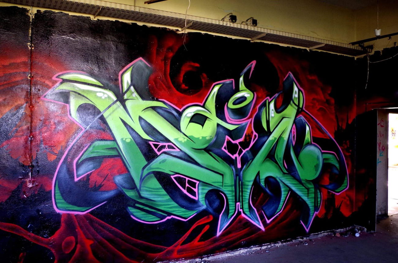 Graffiti Wall - Photo by Mace69 - Roka, sl, Mace (2016)