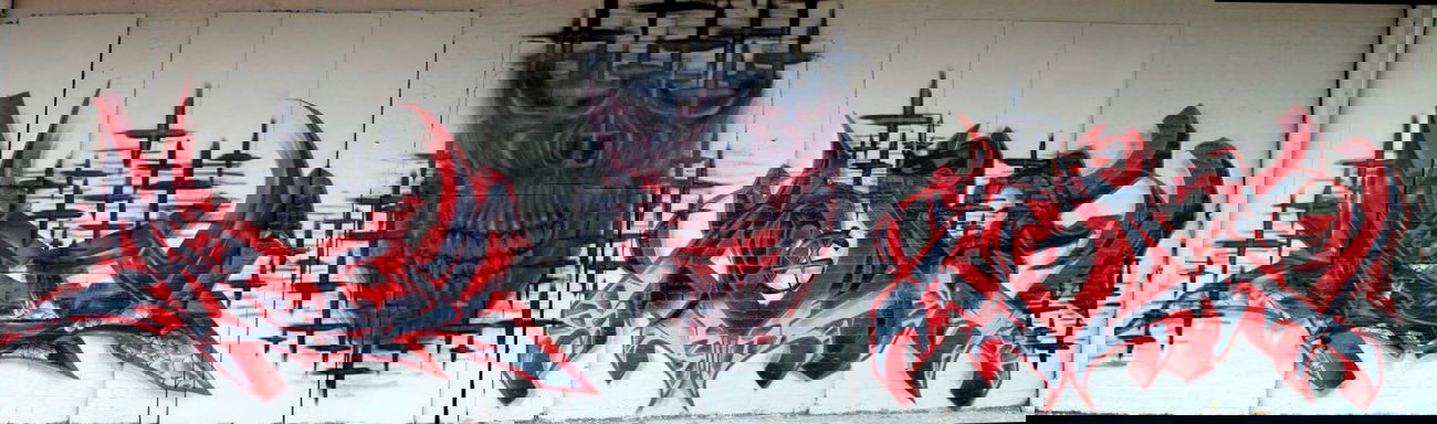 Graffiti Wall in Magdeburg aerosol Arena  - Photo by Mace69 (2015)