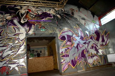 Graffiti Wall in Stendal Zenit  - Photo by Mace69 - Hide, Mace, BZ (2015)