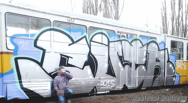 Graffiti Train - Photo by MadeInHungary - Sutr (2015)