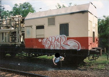 Graffiti Train - Photo by MadeInHungary - Byar