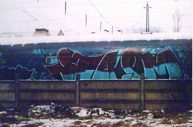 Graffiti Train - Photo by MadeInHungary - IFA, ASM