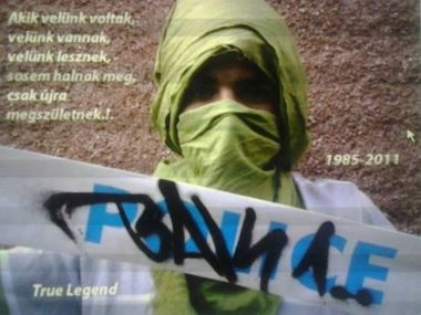 Graffiti Artwork - Photo by MadeInHungary - R.I.P., Bak