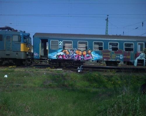 Graffiti Train - Photo by MadeInHungary - Girl