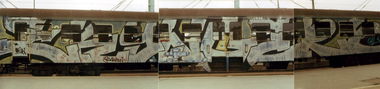 Graffiti Train - Photo by MadeInHungary - Ekin