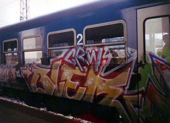 Graffiti Train - Photo by MadeInHungary