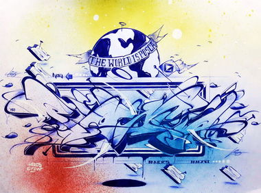 Graffiti Sketch in Grönland - Photo by Maers - märs, posca, battle (2016)