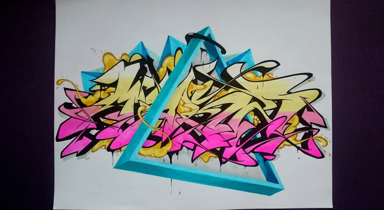Graffiti Sketch - Photo by Maers - sketch, colors, märs (2016)