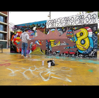 Graffiti Wall in Spanien - Photo by Maers - märs, maers, mrmaersgoodcat (2015)