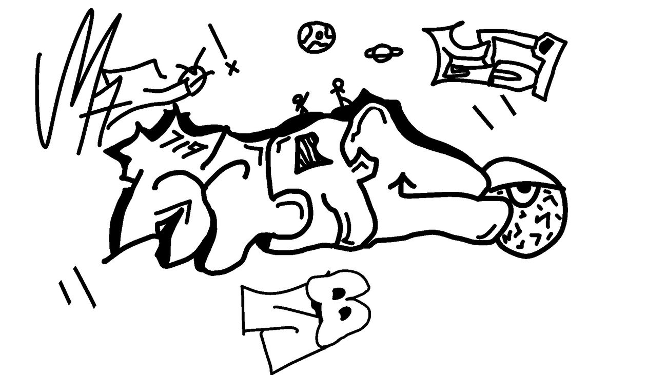 Graffiti Sketch - Photo by Mag0Graffiti (2025)