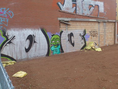 Graffiti Bombing in Magdeburg - Photo by Magdeboy - OO, OHOH, Magdeburg (2012)
