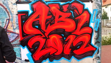 Graffiti Wall in Magdeburg - Photo by Magdeboy - Abi2012, Magdeburg (2012)