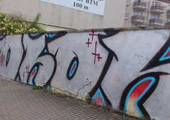 Graffiti Bombing in Magdeburg - Photo by Magdeboy - OO, OHOH, Magdeburg