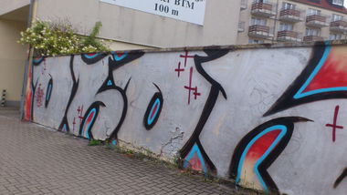 Graffiti Bombing in Magdeburg - Photo by Magdeboy - OO, OHOH, Magdeburg