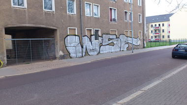 Graffiti Bombing in Magdeburg - Photo by Magdeboy - WSF, Magdeburg